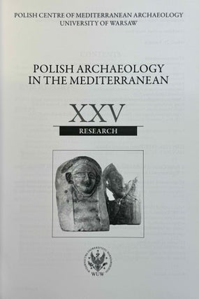 Polish archaeology in the Mediterranean. 12 volumes (XI, XX, XXI, XXII, XXIII/1, XXIII/2, XXIV/1, XXIV/2, XXV, XXVI/1, XXVI/2 and XXVII/2).