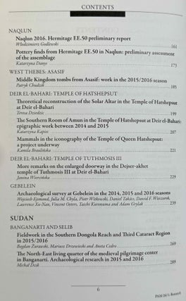 Polish archaeology in the Mediterranean. 12 volumes (XI, XX, XXI, XXII, XXIII/1, XXIII/2, XXIV/1, XXIV/2, XXV, XXVI/1, XXVI/2 and XXVII/2).