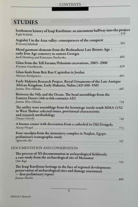 Polish archaeology in the Mediterranean. 12 volumes (XI, XX, XXI, XXII, XXIII/1, XXIII/2, XXIV/1, XXIV/2, XXV, XXVI/1, XXVI/2 and XXVII/2).