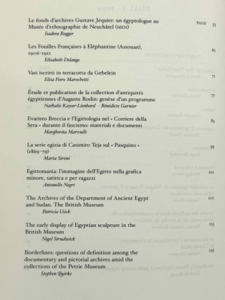 Egyptian & Egyptological Documents, Archives, Libraries (EDAL). Vol. I (2009) to IV (2013/2014).[newline]M14414-04.jpeg