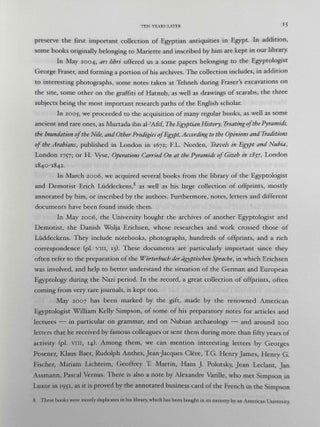 Egyptian & Egyptological Documents, Archives, Libraries (EDAL). Vol. I (2009) to IV (2013/2014).[newline]M14414-10.jpeg