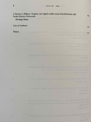 Egyptian & Egyptological Documents, Archives, Libraries (EDAL). Vol. I (2009) to IV (2013/2014).[newline]M14414-24.jpeg