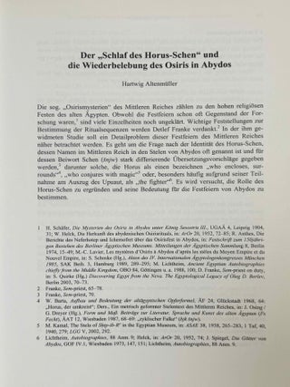 Studies on the Middle Kingdom in memory of Detlef Franke