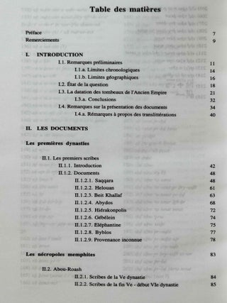 Les scribes dans la soci&eacute;t&eacute; &eacute;gyptienne de l'Ancien Empire. Vol. I: Les premi&egrave;res dynasties, les n&eacute;cropoles memphites.[newline]M14435-05.jpeg