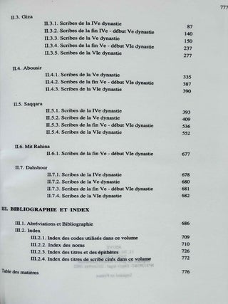 Les scribes dans la soci&eacute;t&eacute; &eacute;gyptienne de l'Ancien Empire. Vol. I: Les premi&egrave;res dynasties, les n&eacute;cropoles memphites.[newline]M14435-06.jpeg