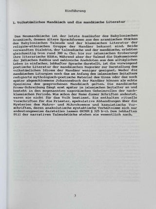 Neumand&auml;ische Chrestomathie. Mit grammatischer Skizze, kommentierter &Uuml;bersetzung und Glossar.[newline]M14441-11.jpeg