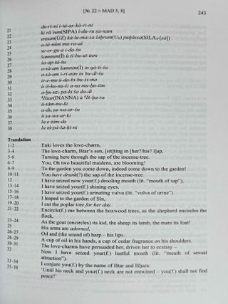 Akkadian love literature of the third and second millennium BCE