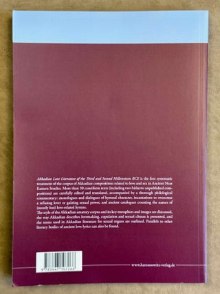 Akkadian love literature of the third and second millennium BCE
