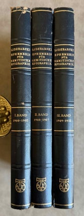 Item #M14446 Ephemeris für semitische Epigraphik. Band I (1900-1902). Band II (1903-1907). Band...