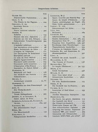 Ephemeris f&uuml;r semitische Epigraphik. Band I (1900-1902). Band II (1903-1907). Band III (1909-1915). (complete set)[newline]M14446-11.jpeg