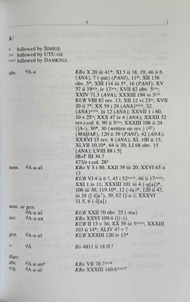 Onomasticon of the Hittite pantheon. 3 volumes (complete set)