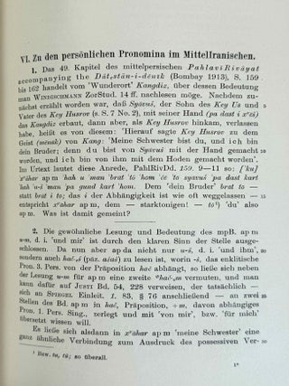 Zur Kenntnis der mitteliranischen Mundarten. Vol. I-VI (complete set).[newline]M14448-09.jpeg
