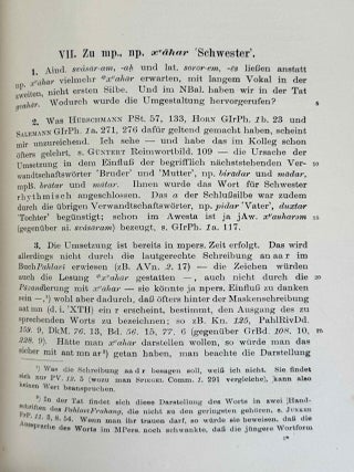Zur Kenntnis der mitteliranischen Mundarten. Vol. I-VI (complete set).[newline]M14448-11.jpeg