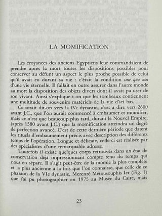 Les momies des pharaons et la m&eacute;decine. Rams&egrave;s II &agrave; Paris. Le pharaon et Mo&iuml;se.