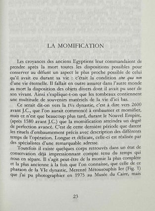 Les momies des pharaons et la médecine. Ramsès II à Paris. Le pharaon et Moïse.
