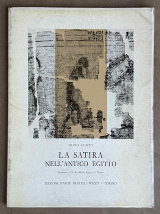 Item #M14463 La satira nell'antico Egitto. CURTO Silvio