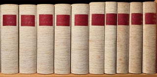 GLOTTA. Zeitschrift für griechische und lateinische Sprache. Bände 1 - 65 (1909-1987), bound in 30 volumes (missing issues 51-53).