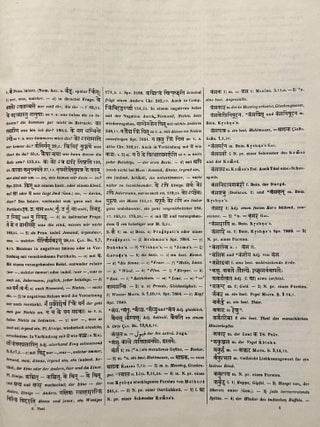 Sanskrit-W&ouml;rterbuch in k&uuml;rzerer Fassung (6 volumes) + 2 volumes of Nachtr&auml;ge (complete set)