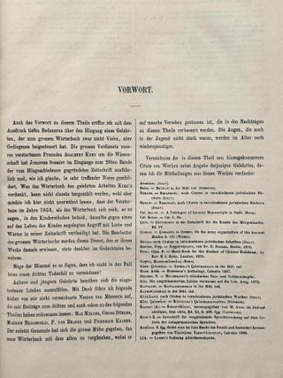 Sanskrit-W&ouml;rterbuch in k&uuml;rzerer Fassung (6 volumes) + 2 volumes of Nachtr&auml;ge (complete set)