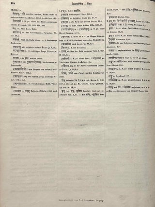 Sanskrit-W&ouml;rterbuch in k&uuml;rzerer Fassung (6 volumes) + 2 volumes of Nachtr&auml;ge (complete set)