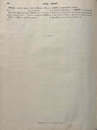 Sanskrit-W&ouml;rterbuch in k&uuml;rzerer Fassung (6 volumes) + 2 volumes of Nachtr&auml;ge (complete set)