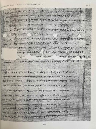 Zenon papyri. Catalogue G&eacute;n&eacute;ral du Mus&eacute;e du Caire and Publications de la Soci&eacute;t&eacute; Fouad Ier de Papyrologie. Volumes I to V (complete set).[newline]M14502-34.jpeg