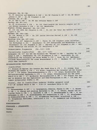 Die Inschriften von Kios