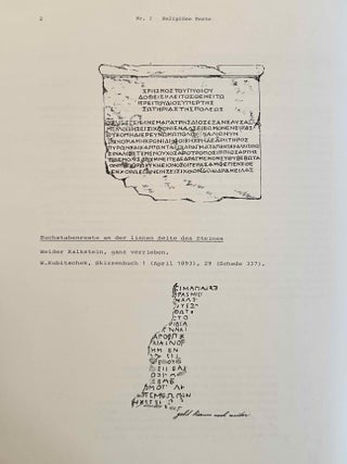 Die Inschriften von Tralleis und Nysa. Vol. I: Die Inschriften von Tralleis.