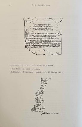 Die Inschriften von Tralleis und Nysa. Vol. I: Die Inschriften von Tralleis.
