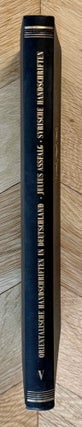 Item #M14516 Syrische Handschriften. Teil 1: Syrische, karsunische, christlich-palästinische,...