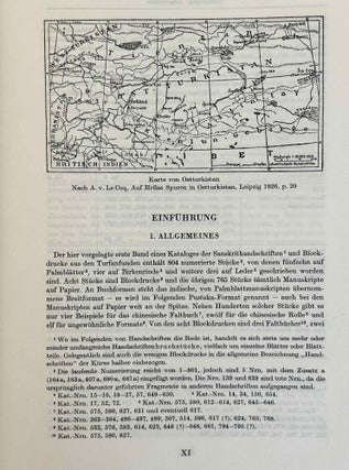 Sanskrithandschriften aus den Turfanfunden. Vol. 1. Vol. 2: Faksimile-Wiedergaben einer Auswahl von Vinaya- und Sutrahandschriften nebst einer Bearbeitung davon noch nicht publizierter Stücke. Vol. 3: Katalognummern 802-1014.