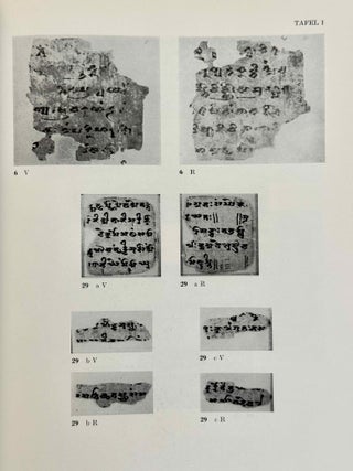 Sanskrithandschriften aus den Turfanfunden. Vol. 1. Vol. 2: Faksimile-Wiedergaben einer Auswahl von Vinaya- und Sutrahandschriften nebst einer Bearbeitung davon noch nicht publizierter St&uuml;cke. Vol. 3: Katalognummern 802-1014.