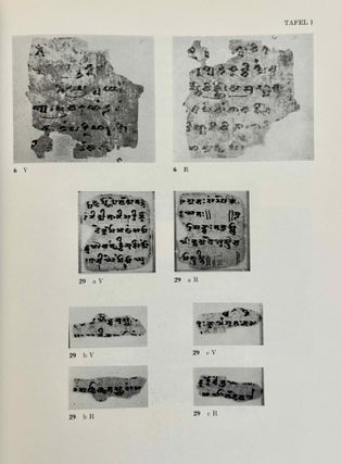 Sanskrithandschriften aus den Turfanfunden. Vol. 1. Vol. 2: Faksimile-Wiedergaben einer Auswahl von Vinaya- und Sutrahandschriften nebst einer Bearbeitung davon noch nicht publizierter Stücke. Vol. 3: Katalognummern 802-1014.