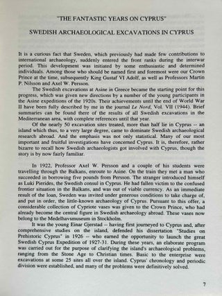 The fantastic years on Cyprus. The Swedish Cyprus expedition and its members.[newline]M14532-04.jpeg