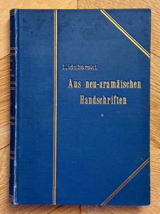 Geschichten und Lieder aus den neu-aram&auml;ischen Handschriften der k&ouml;niglichen Bibliothek zu Berlin[newline]M14552-01.jpeg