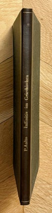 Item #M14561 Studien zur Geschichte des Infinitivs im Griechischen. AALTO Pentti