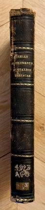 Item #M14583 Supplementa Syntaxeos syriacae, including 2 Appendicula. AGRELL Carolus Magnus