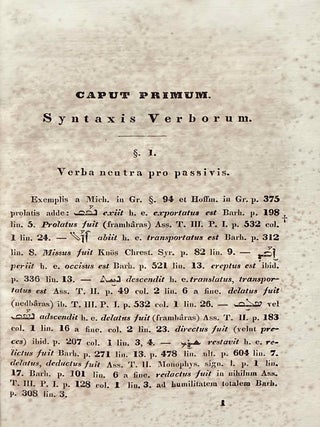 Supplementa Syntaxeos syriacae, including 2 Appendicula[newline]M14583-11.jpeg