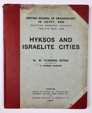 Item #M1459b Hyksos and Israelite cities. PETRIE William M. Flinders[newline]M1459b-00.jpeg
