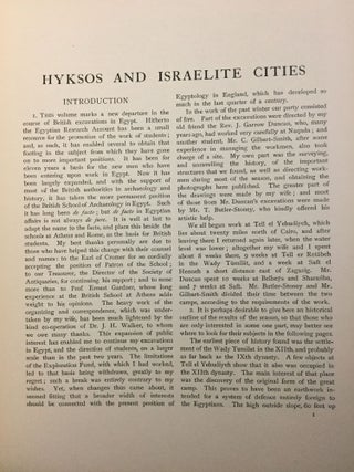 Hyksos and Israelite cities. Double volume.[newline]M1459d-06.jpg