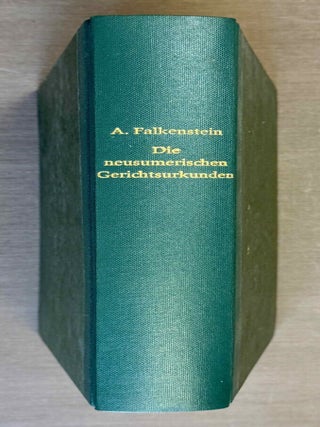 Item #M14617 Die neusumerischen Gerichtsurkunden. Teil 1: Einleitung und systematische...[newline]M14617-00.jpeg