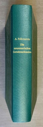 Item #M14617 Die neusumerischen Gerichtsurkunden. Teil 1: Einleitung und systematische...