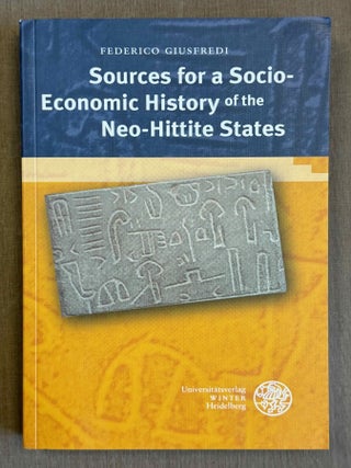 Item #M14626 Sources for a socio-economic history of the Neo-Hittite states. GIUSFREDI Federico[newline]M14626-00.jpeg