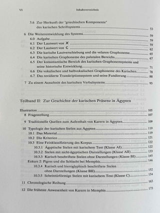 Studien zu Sprache und Geschichte der Karer in &Auml;gypten