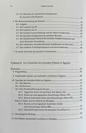 Studien zu Sprache und Geschichte der Karer in Ägypten