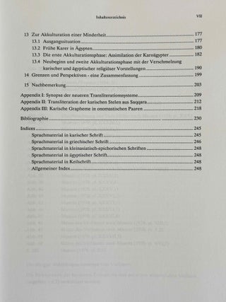 Studien zu Sprache und Geschichte der Karer in &Auml;gypten
