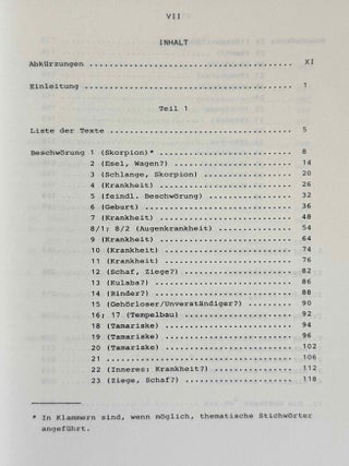 Die Beschw&ouml;rungen aus Fara und Ebla. Untersuchungen zur &auml;ltesten keilschriftlichen Beschw&ouml;rungsliteratur.