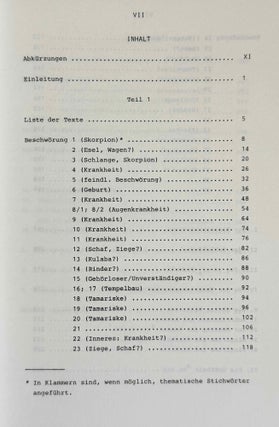 Die Beschwörungen aus Fara und Ebla. Untersuchungen zur ältesten keilschriftlichen Beschwörungsliteratur.