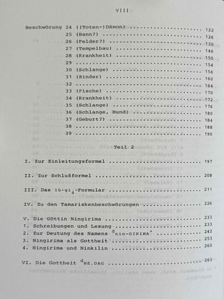 Die Beschw&ouml;rungen aus Fara und Ebla. Untersuchungen zur &auml;ltesten keilschriftlichen Beschw&ouml;rungsliteratur.