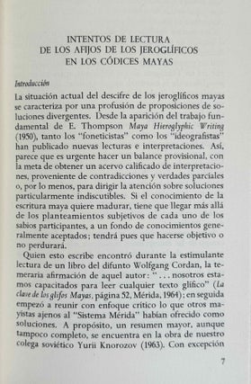 Intentos de lectura de los afijos de los jeroglíficos en los códices Mayas